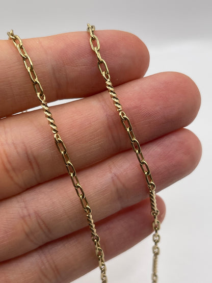 9ct gold chain 336
