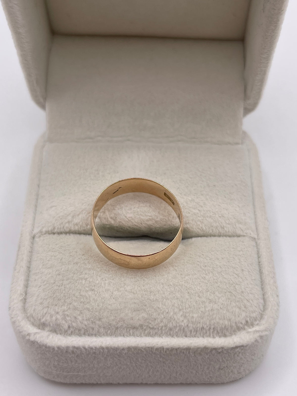 9ct rose gold band