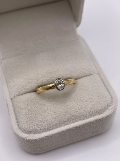 18ct gold diamond ring