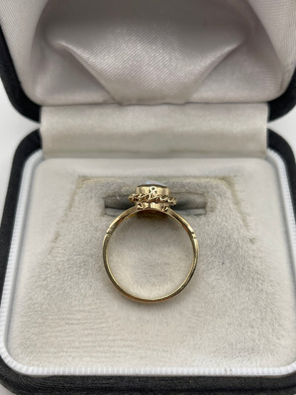 9ct gold opal ring