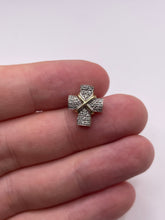 Load image into Gallery viewer, 9ct gold diamond cross pendant
