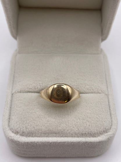 9ct gold signet ring