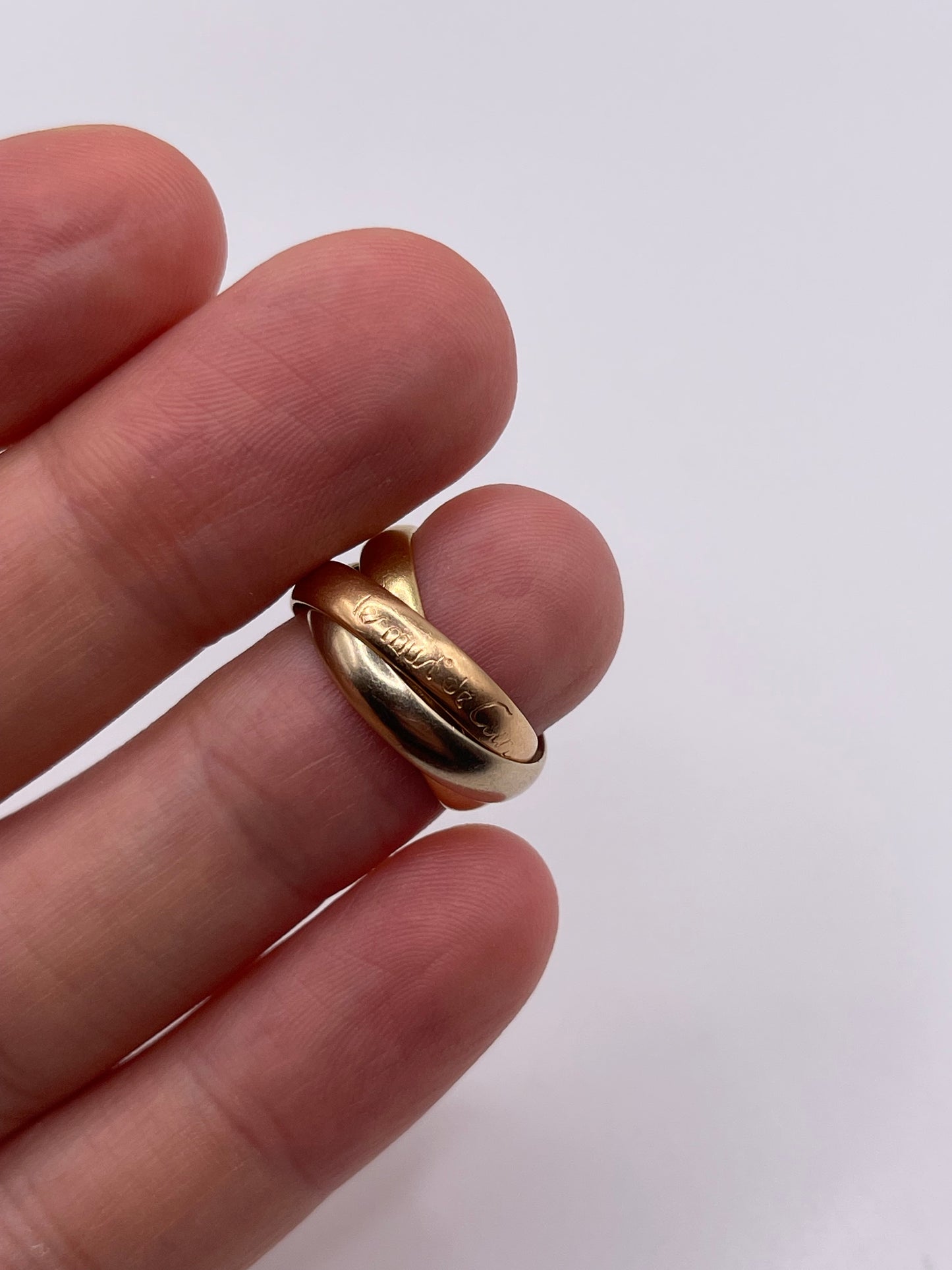 Cartier 18ct gold trinity ring