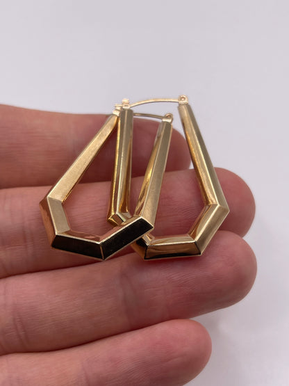 9ct gold Creole earrings