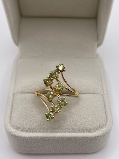 9ct gold quartz ring