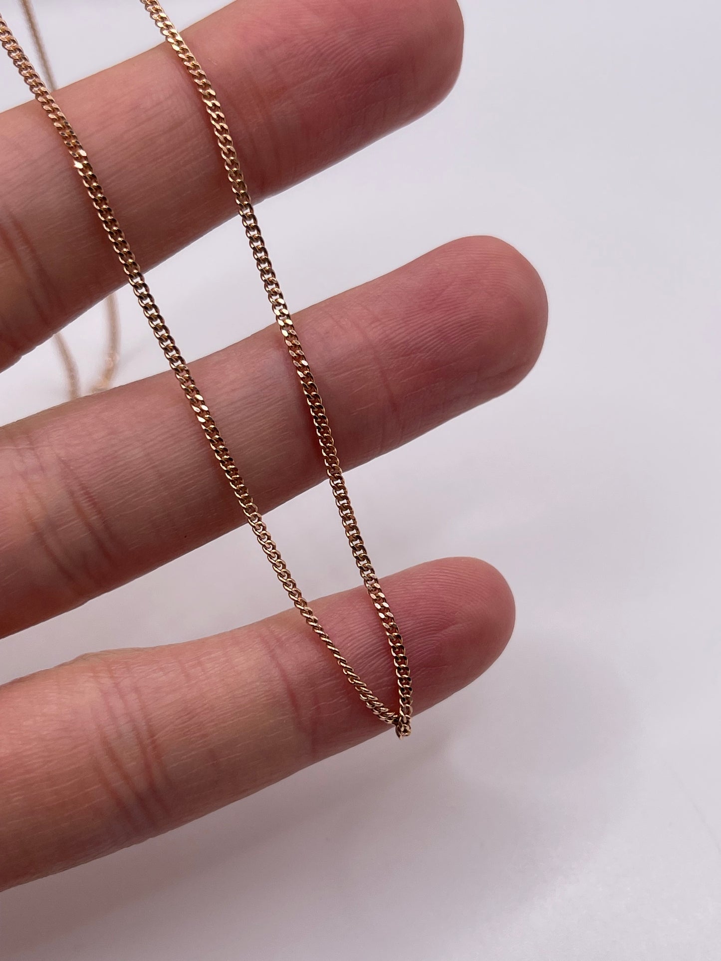 9ct rose gold chain 171