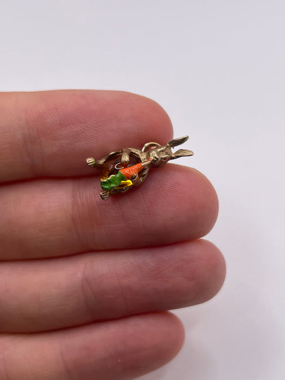 9ct gold rabbit charm
