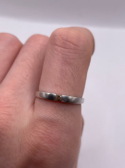 9ct white gold diamond ring