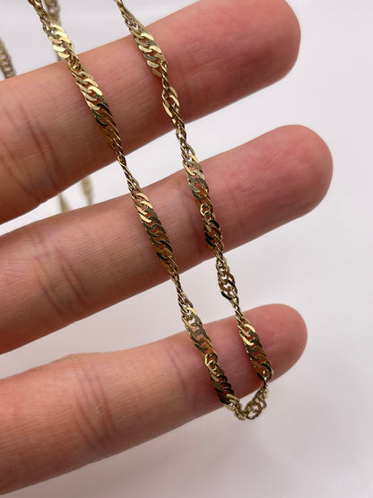 9ct gold chain 102