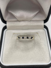Load image into Gallery viewer, 9ct gold sapphire and diamond ring
