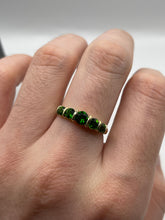 Load image into Gallery viewer, 9ct gold diopside ring
