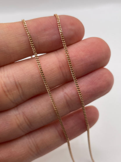 9ct rose gold chain 171