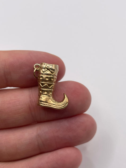 9ct gold boot charm