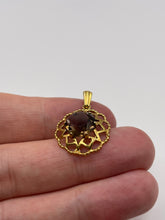 Load image into Gallery viewer, 9ct gold Smokey quartz pendant

