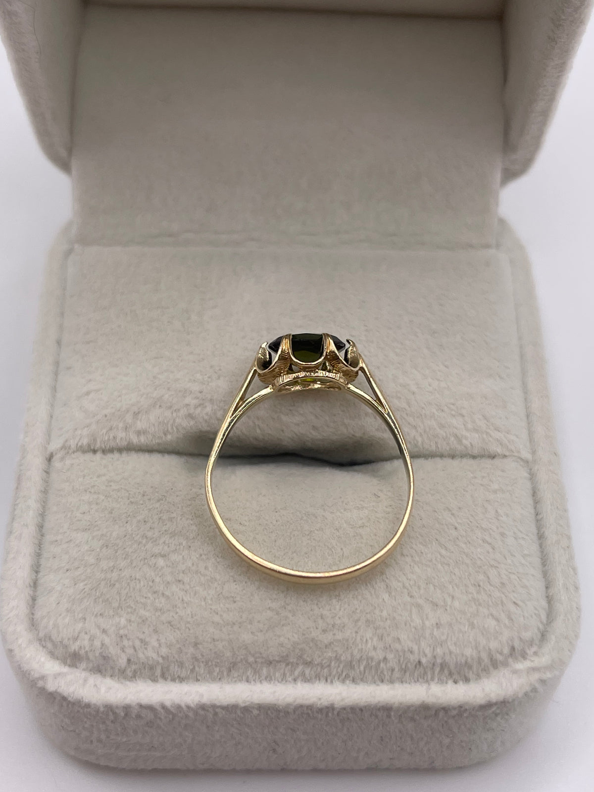 9ct gold tourmaline ring