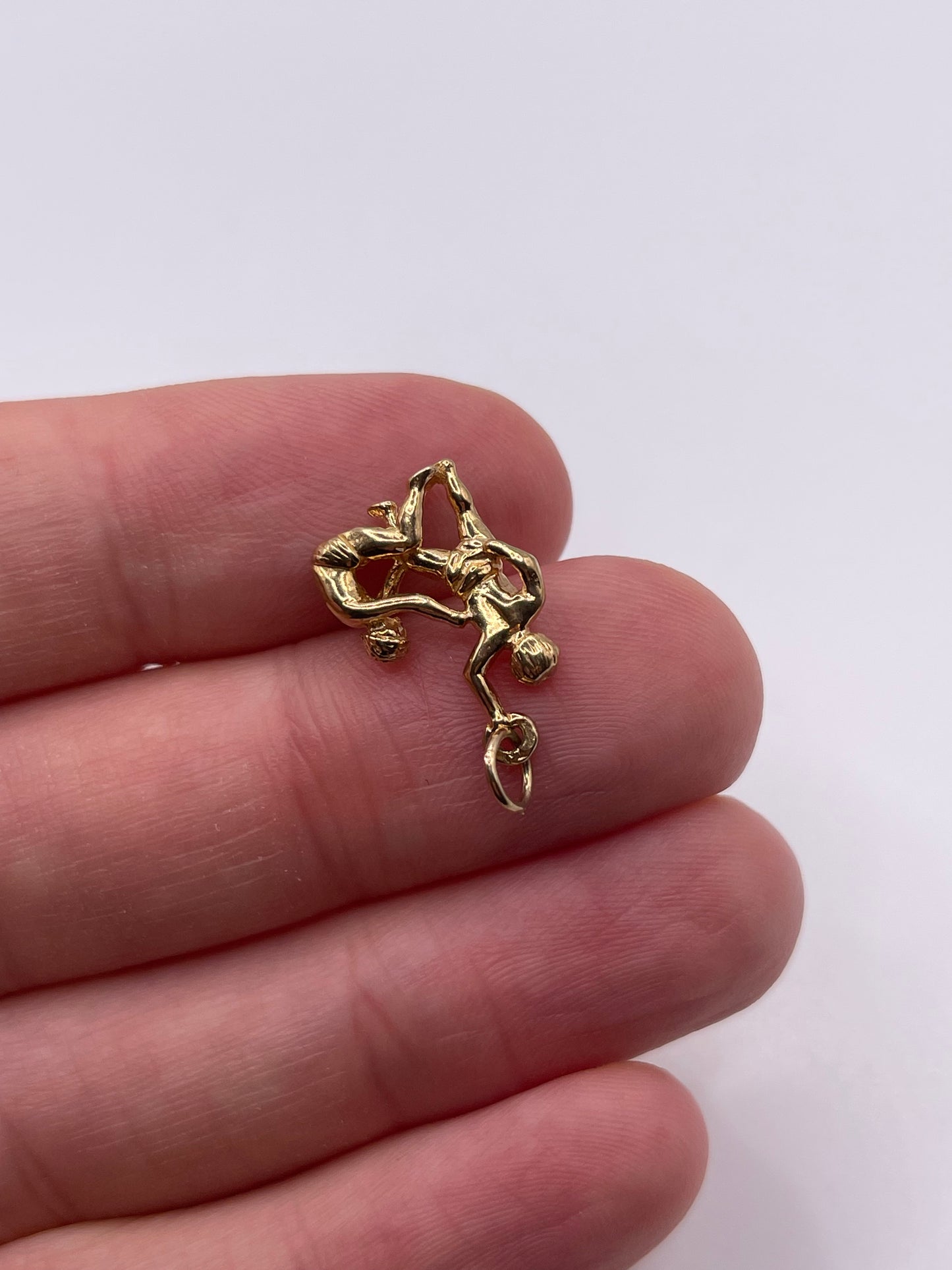 9ct gold Gemini charm