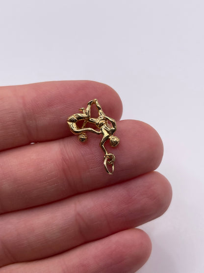 9ct gold Gemini charm
