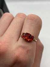 Load image into Gallery viewer, 9ct gold quartz and diamond ring
