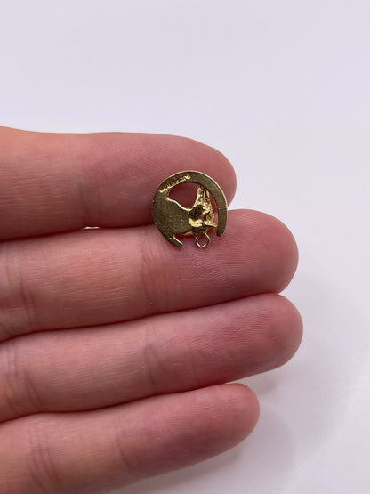 9ct gold horseshoe charm