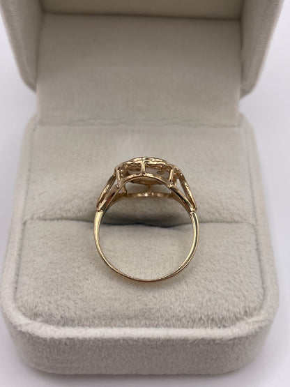 9ct gold opal ring