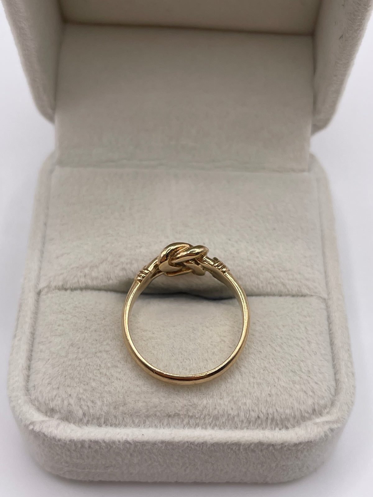9ct gold knot ring