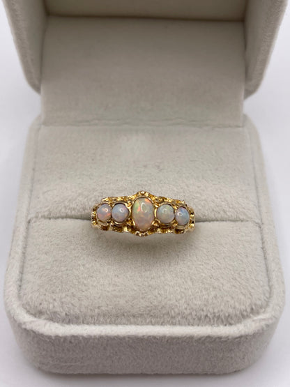 9ct gold opal ring