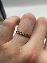 Load image into Gallery viewer, 9ct rose gold diamond ring
