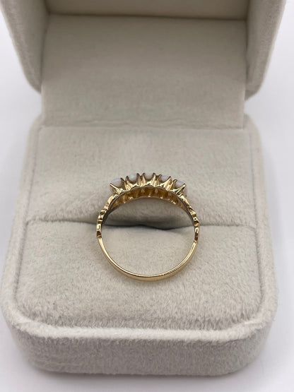 9ct gold opal ring