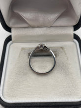 Load image into Gallery viewer, 9ct white gold tanzanite and diamond ring
