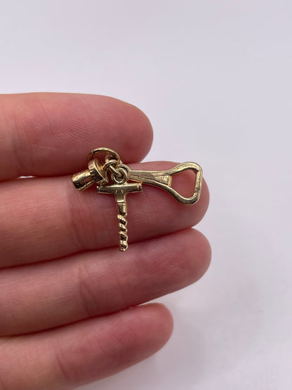 9ct gold tool charm