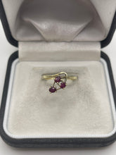 Load image into Gallery viewer, 14ct gold ruby ring
