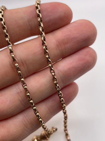 9ct rose gold chain 204
