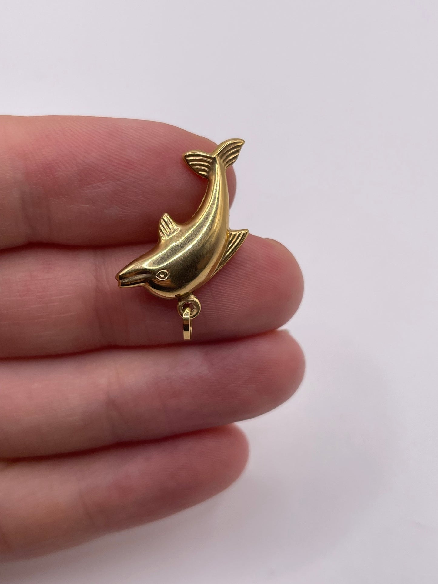 9ct gold dolphin charm