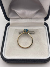 Load image into Gallery viewer, 9ct gold blue apatite ring
