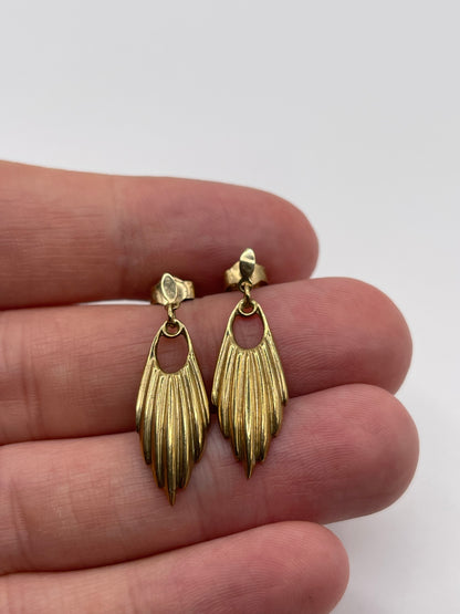 9ct gold earrings