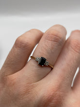 Load image into Gallery viewer, 9ct gold sapphire and diamond ring
