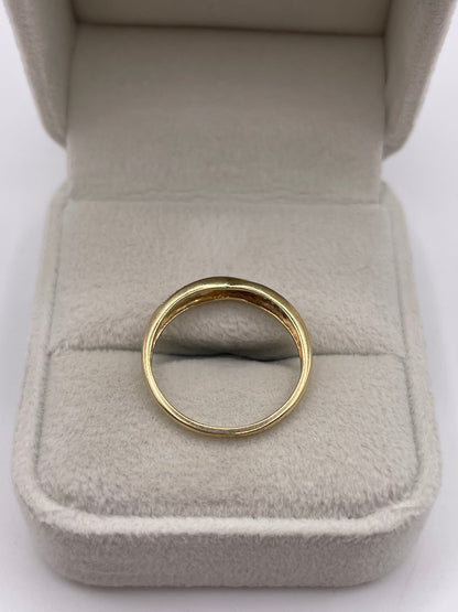 9ct gold diamond ring