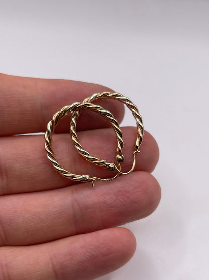 9ct gold Creole earrings