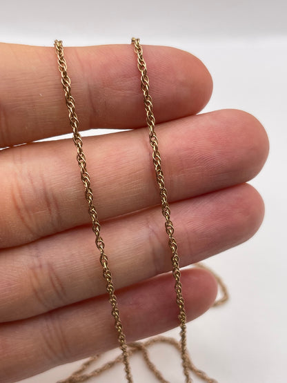 9ct rose gold chain 433