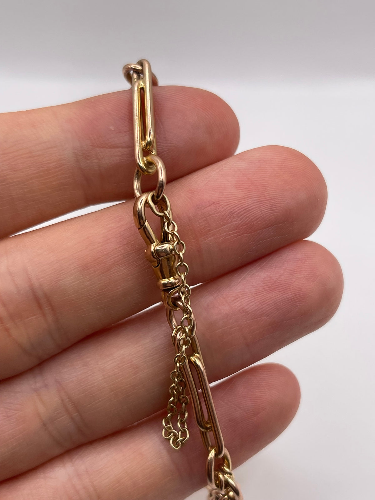 9ct rose gold bracelet