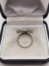 Load image into Gallery viewer, 9ct gold diamond cluster ring
