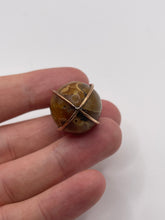 Load image into Gallery viewer, 9ct gold gemstone egg pendant
