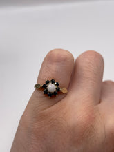 Load image into Gallery viewer, 9ct gold opal and sapphire ring
