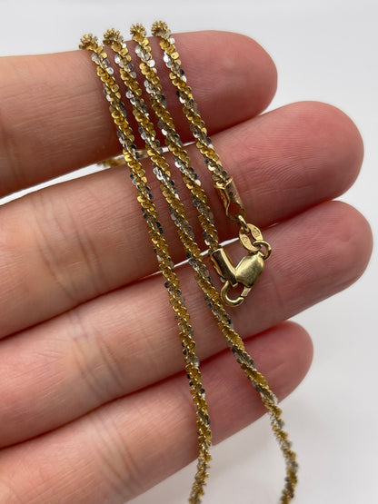 9ct gold chain 379