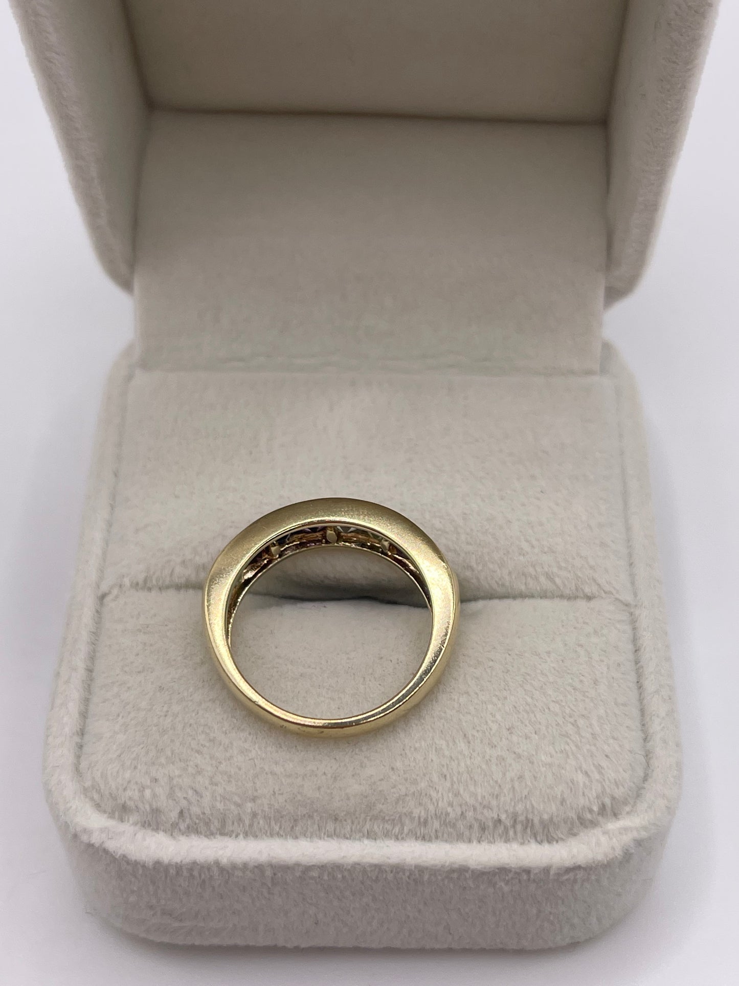 9ct gold multi gemstone ring