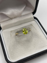 Load image into Gallery viewer, 9ct gold sphene and zircon ring
