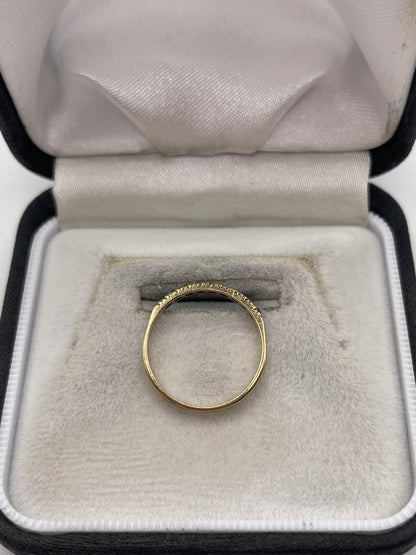 9ct gold sapphire ring