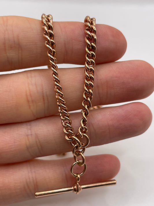 9ct rose gold chain 649