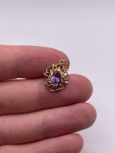 Load image into Gallery viewer, 9ct gold amethyst pendant
