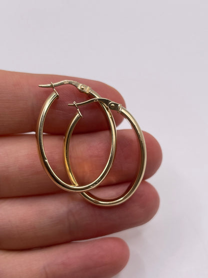 9ct gold Creole earrings